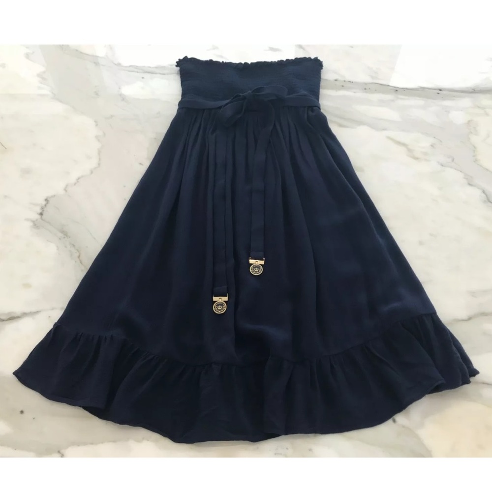 JUICY COUTURE BEACH ROYALTY NAVY DRESS SIZE SMALL NWOTS!